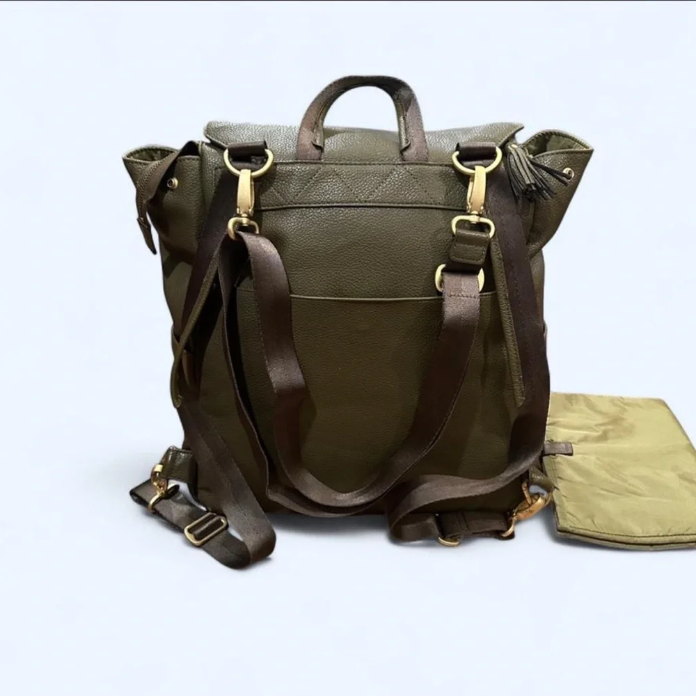 Freshly Picked Leather Diaper Bag